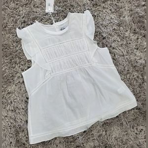 NWT Rails White Linen Top Size Medium